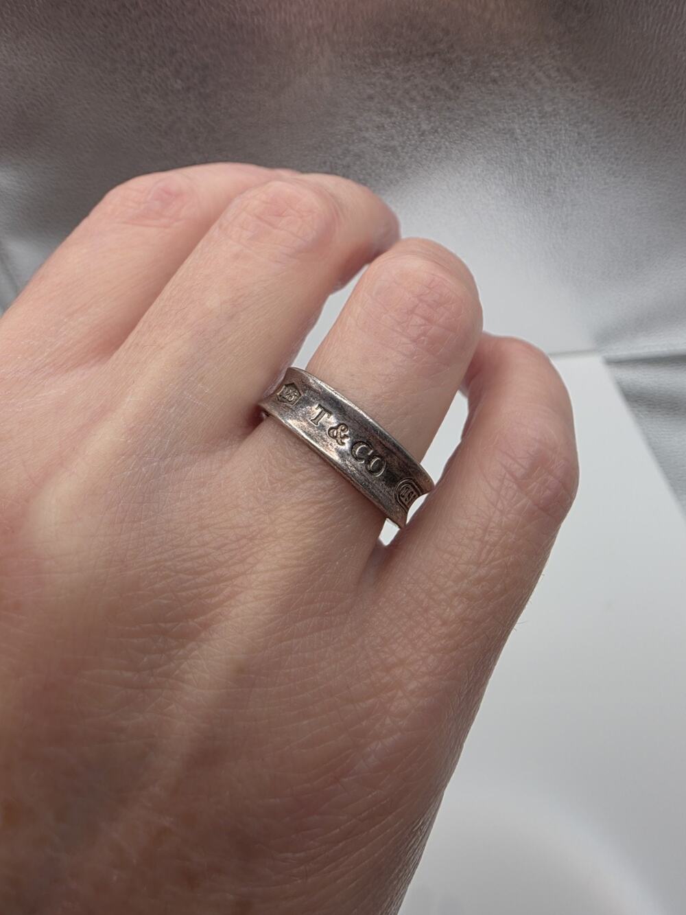Tiffany & Co. Sterling Silver 925 Ring Size 7.25